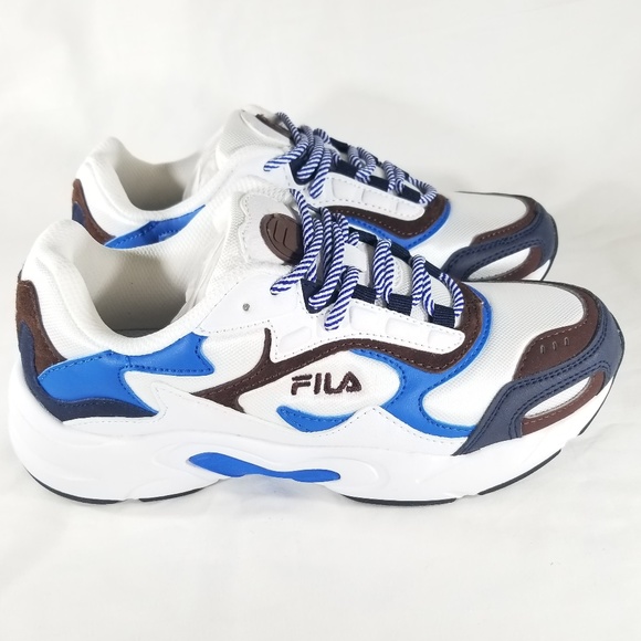 Fila Shoes - FILA Luminance Blue Brown and White Shoes 5RM00533